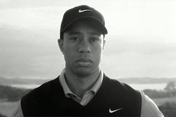 Tiger Woods from Nike Ad