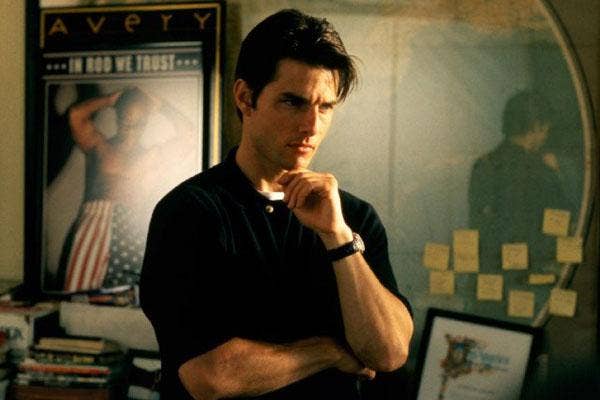 Tom Cruise in Jerry Maguire
