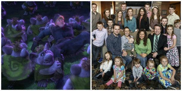 Arendelle trolls and the Duggars of &#039;19 Kids And Counting&#039;