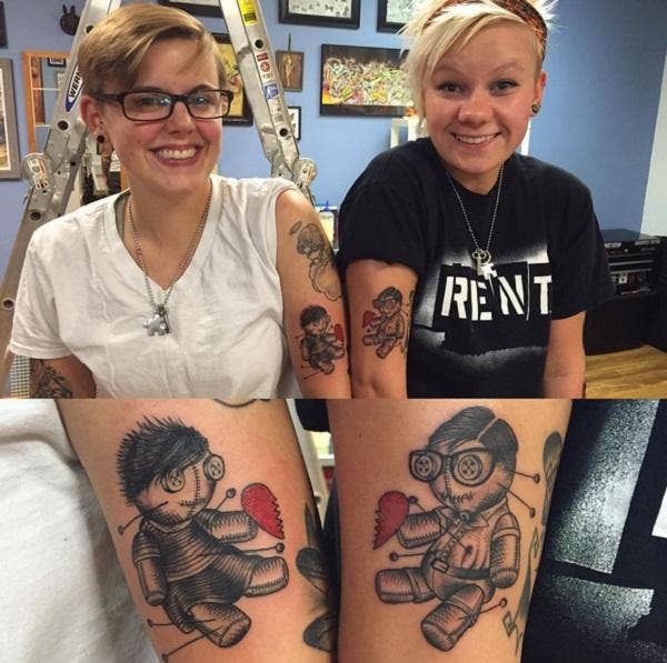 110 Halloween Tattoos to Celebrate the Creepy Spirit  Trendy Pins  Bff  tattoos Halloween tattoos Tattoos