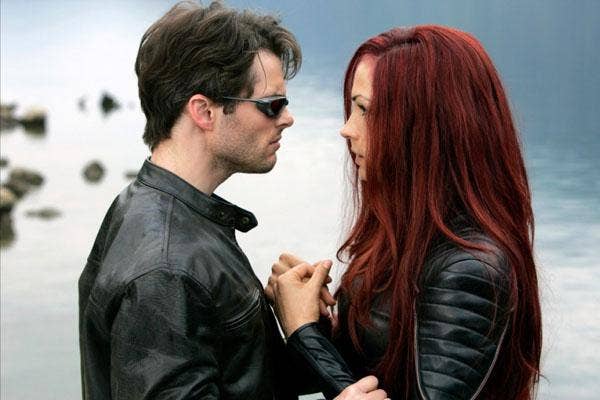 Super Dysfunctional Superhero Couples: James Marsden and Famke Janssen as Cyclops and Jean Grey in &quot;X-Men&quot;