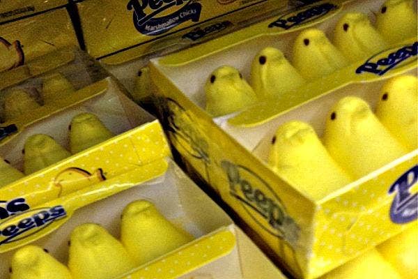 The original Peep is the yellow chick.
