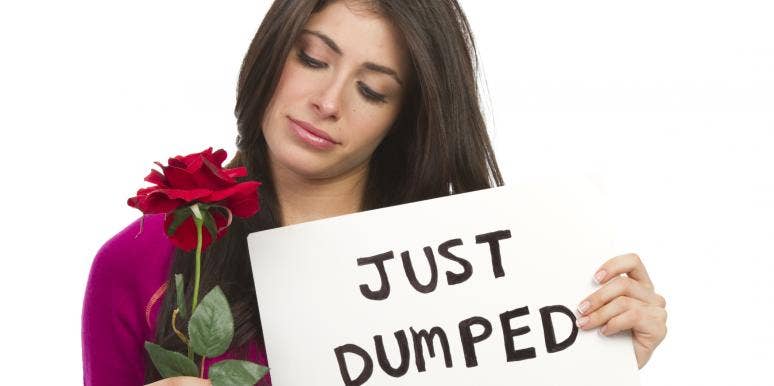 woman with flowers just dumped woman with flowers just dumped