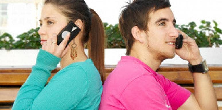 phone couple