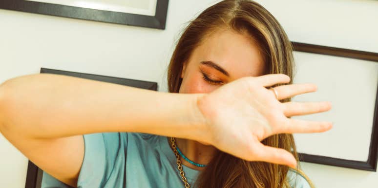 16 Everyday Situations That Make Every Introvert Cringe In Horror shy woman
