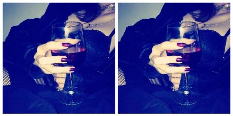 woman drinking red wine, an aphrodisiac woman drinking red wine, an aphrodisiac