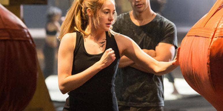 Shailene Woodley and Theo James in 'Divergent' Shailene Woodley and Theo James in 'Divergent'