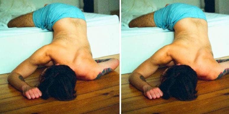 He secretly hates this in bed. He secretly hates this in bed.
