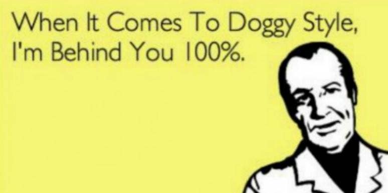 8 Funny Sex Memes About Doing It Doggy Style Yourtango