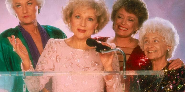 the-golden-girls-cast-bea-arthur-dorothy-zbornak-betty-white-rose-nylund-rue-mcclanahan-blanche-deveraux-estelle-getty-sophia-petrillo "The Golden Girls" cast, left to right, Bea Arthur (as Dorothy Zbornak), Betty White (as Rose Nylund), Rue McClanahan (as Blanche Devereaux) and Estelle Getty (as Sophia Petrillo)