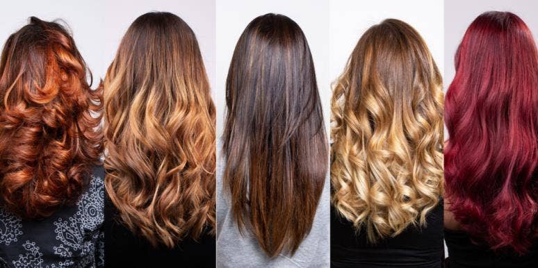 hair color trends 2022 different hair color collage