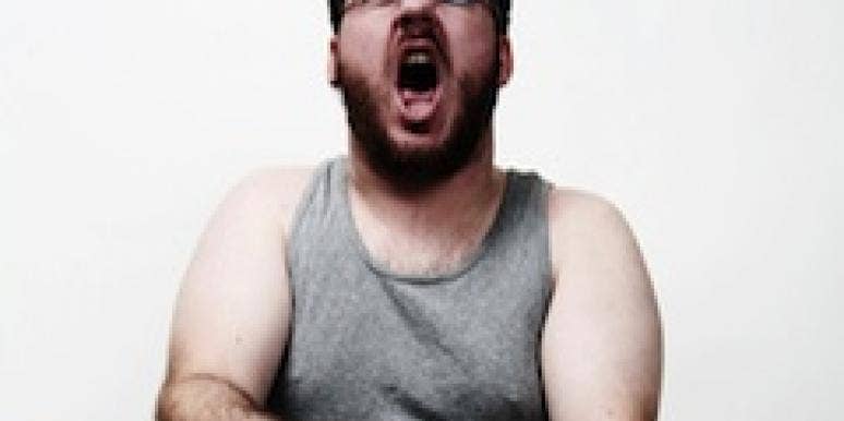 A man plays video games
