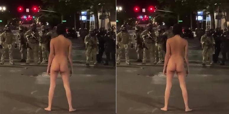 Who Is Naked Athena, The Protestor Who Stripped Down In Oregon? Who Is Naked Athena, The Protestor Who Stripped Down In Oregon?