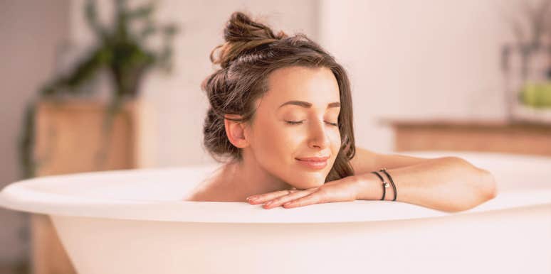 10 Easy Ways To 'Turn Yourself On' & Live Life More Fully woman in bathtub