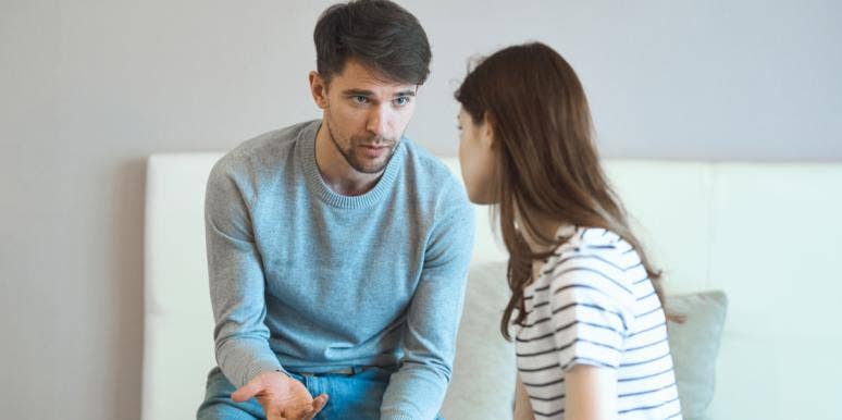10 Subtle Signs He's Gaslighting You (And Making You Feel Crazy) couple arguing