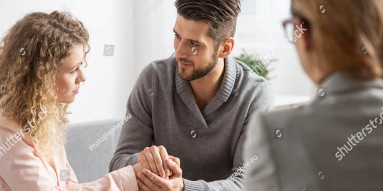11 Reasons You Need To Get To Marriage Counseling STAT couple getting marriage counseling