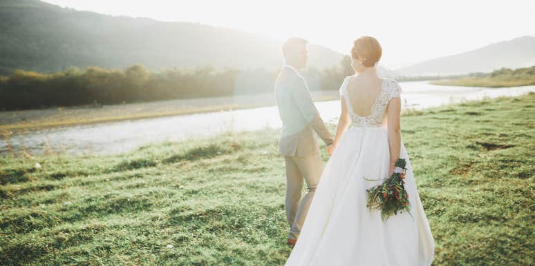 The 11 Non-Negotiable, Unspoken "Rules" Of Marriage couple on wedding day