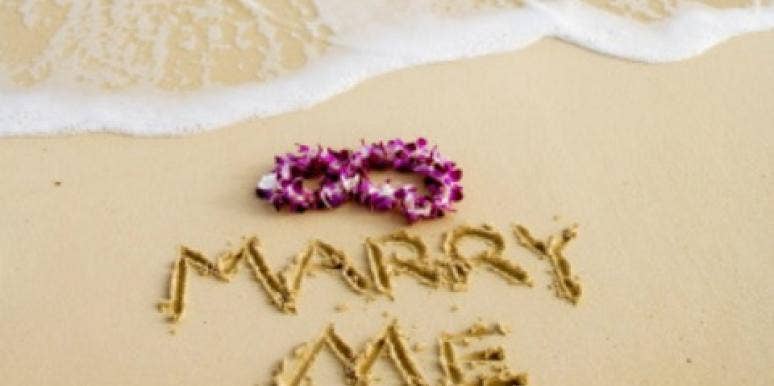 Marriage proposal marry me