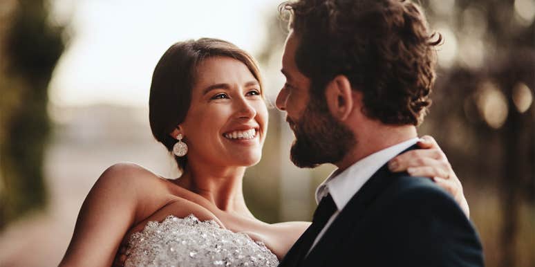 The 2 Types Of Marriage That Make Women Happiest couple getting married