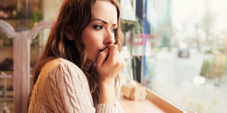 ADHD woman terrified of rejection. 