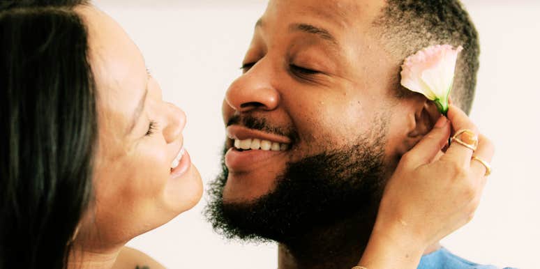 Two people in a long-term relationship.