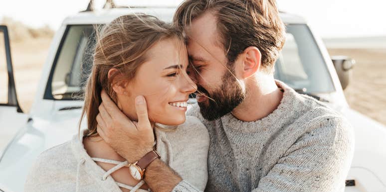 Man with his frustratingly nice and loving fiancée