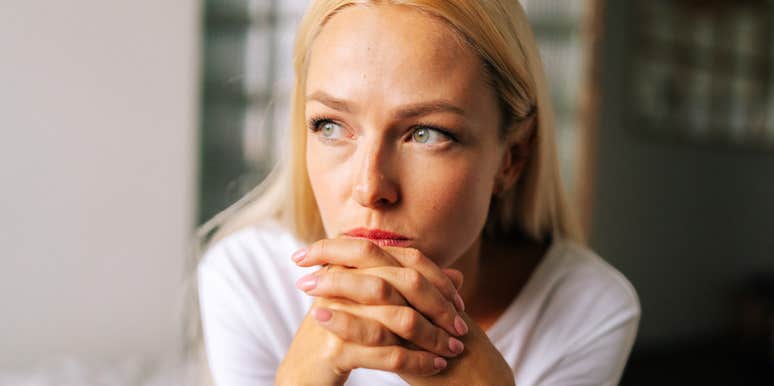 Woman on Mother's Day, when her own mother let her down.