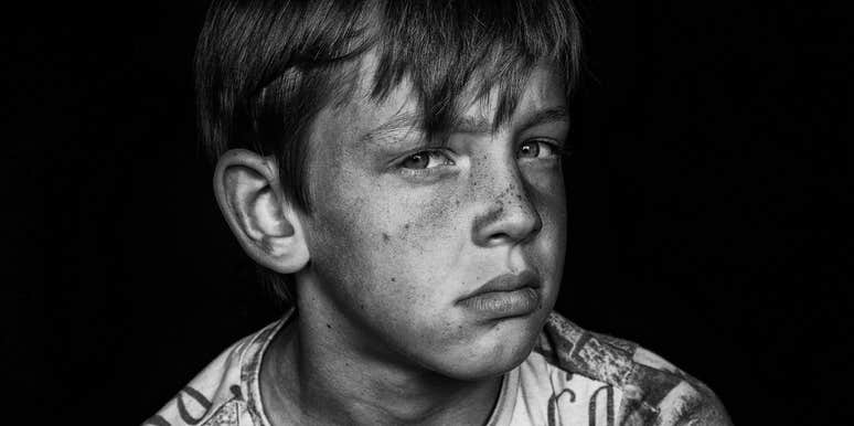Kid is neglected in childhood.