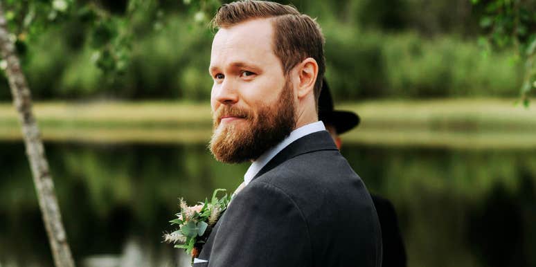 Man marrying a woman when he isn't in love. 