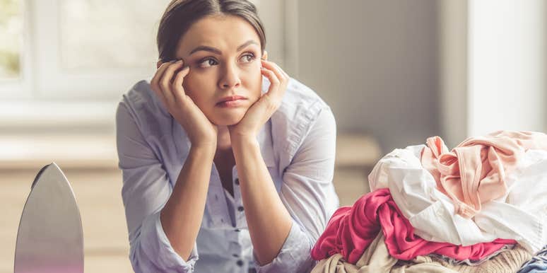 woman stuck doing hours of extra housework a week because of husband