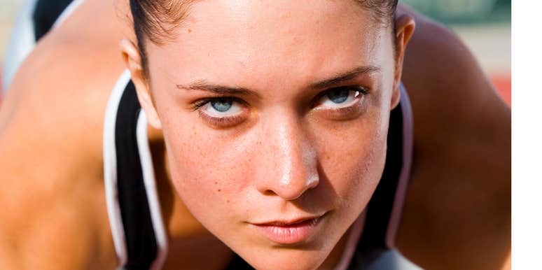 Laser focused person staying on task and finishing stuff. 
