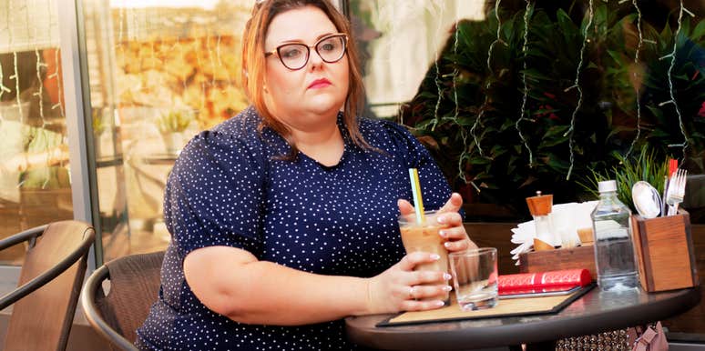 Woman facing the painful reality of losing a best friend to the acquaintance zone. 