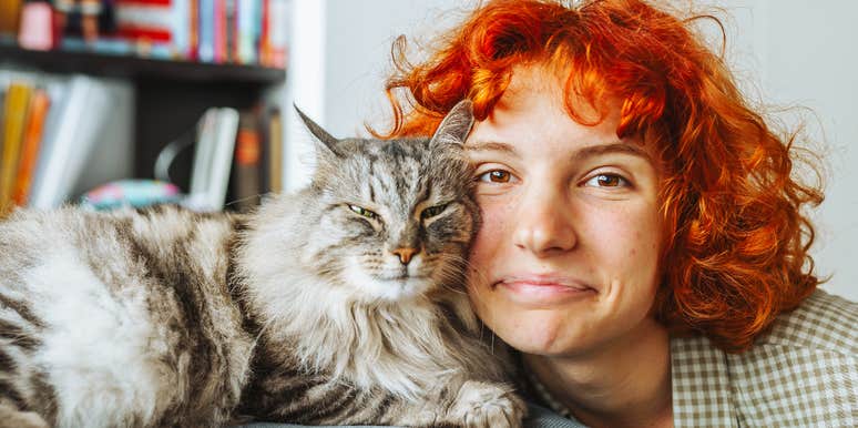 cat obsessed with their owner
