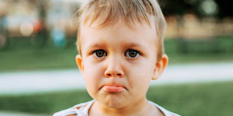 Child who doesn't feel safe.