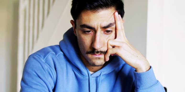 Deeply unhappy husband.