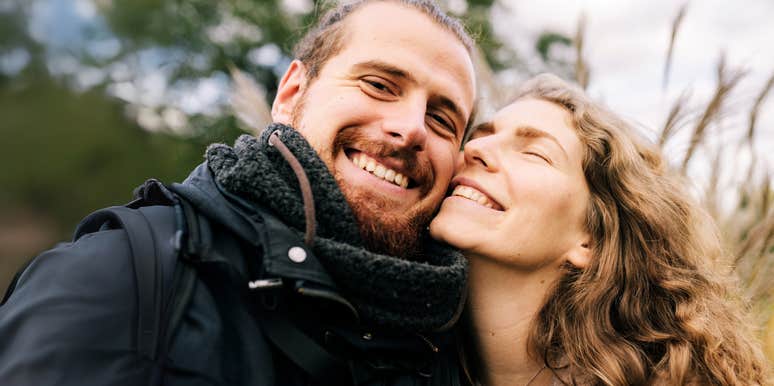 Partner treating other partner with genuine respect. 