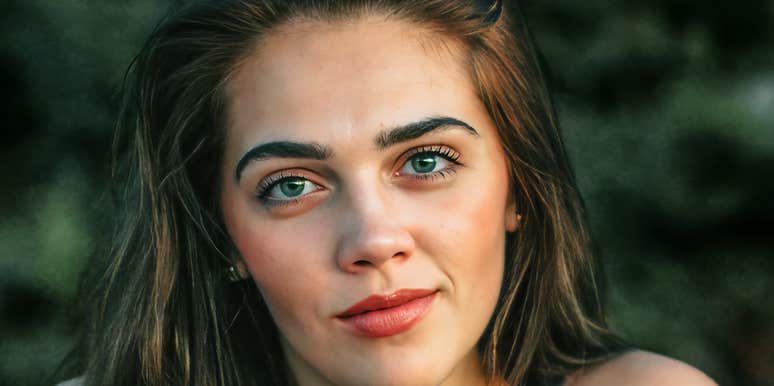 Woman who powerfully sets boundaries. 