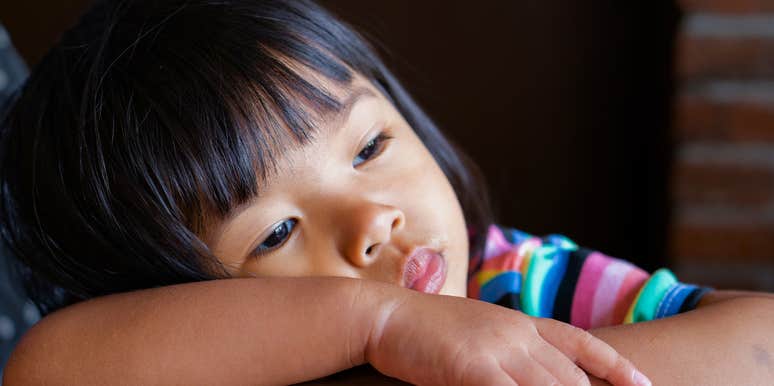 Kid grew up emotionally neglected.