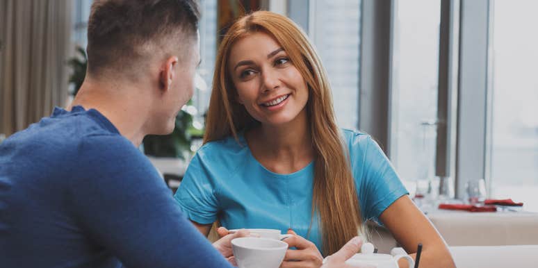 couple on first date woman about to scare man away