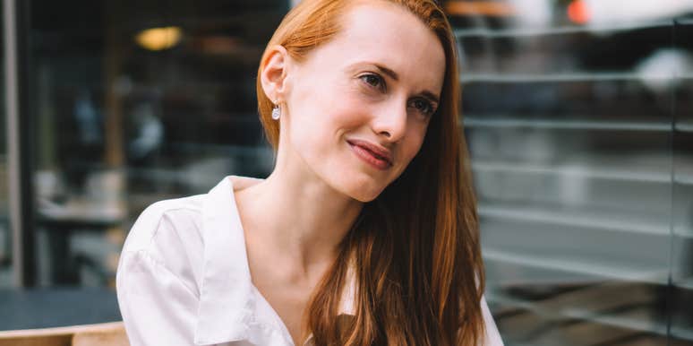 Person on a first date, not realizing giving off cringe energy.