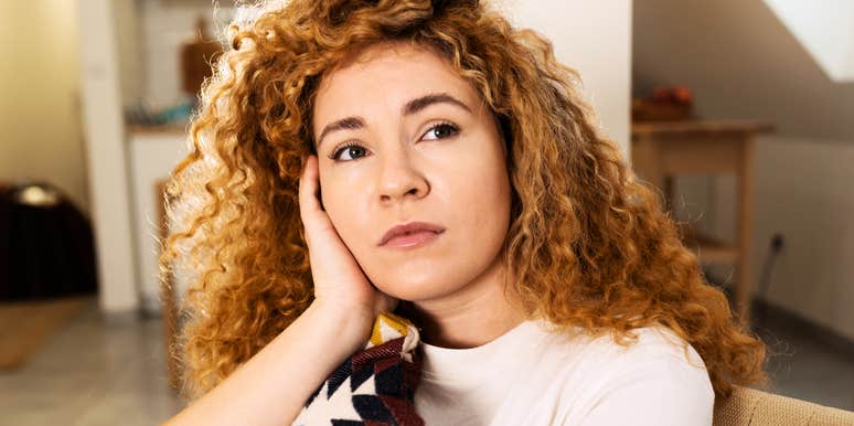 Woman who is on a emotional rollercoaster in a affair with a married man.