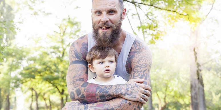 Teacher Tells Dad To Cover Up His Tattoos When Picking Up His Son From School