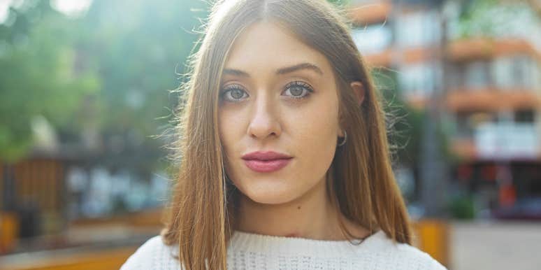 sad unsure woman who isnt ready for a relationship