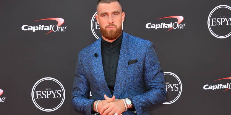 Travis Kelce on the red carpet