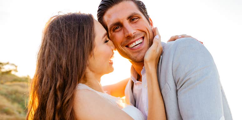 Couple in a blissful marriage.