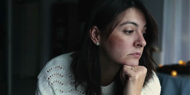 woman sad learning harsh truths after her divorce