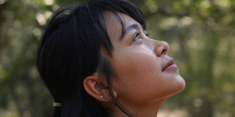 Peaceful person.