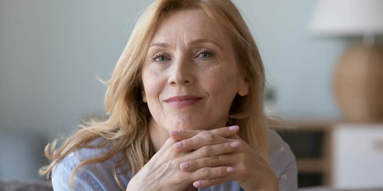 older woman enjoying being alone without friends