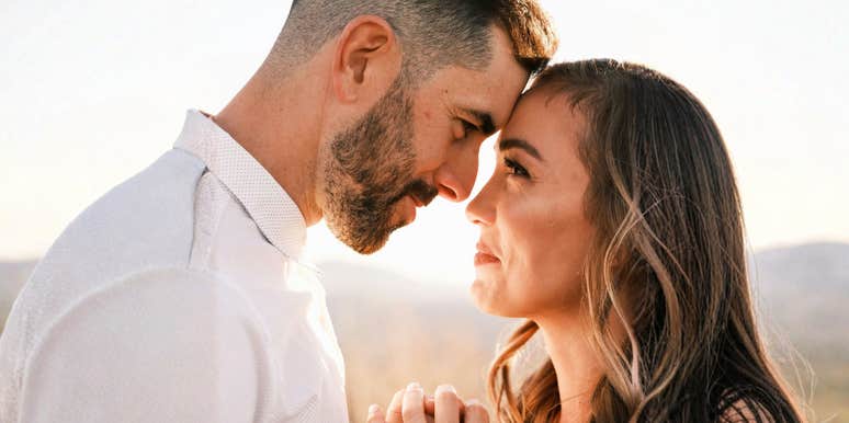 Two people who feel the chemistry with each other. 