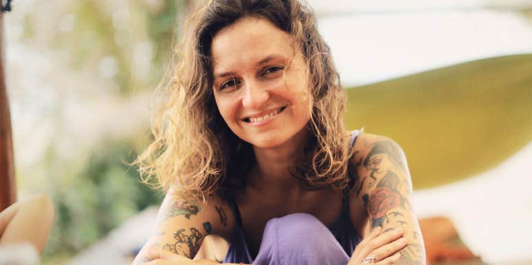 Calm person sitting peacefully, illustrating simple daily habits of naturally patient people